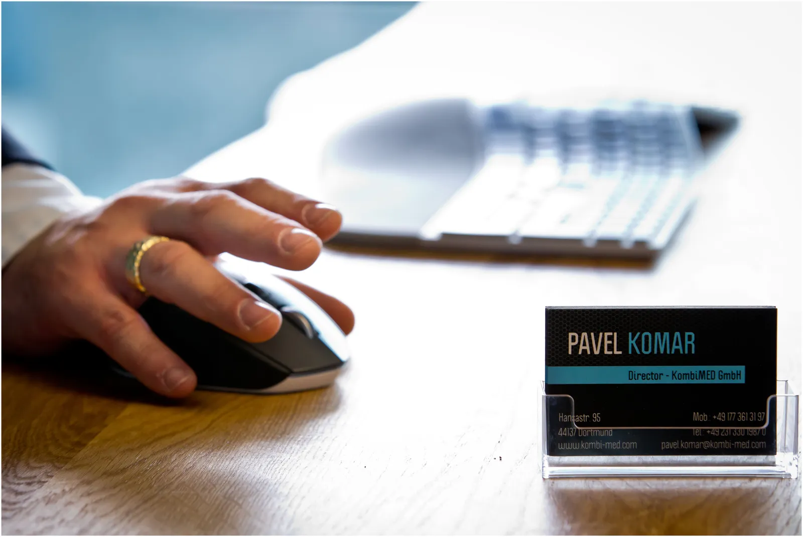 Pavel Komar, founder of KombiMED GmbH